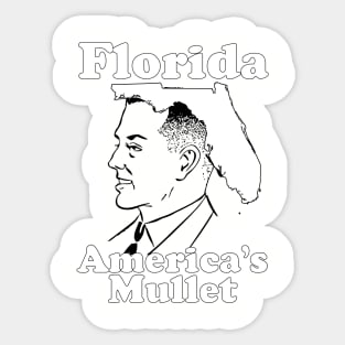 FLORIDA - America's Mullet Meme Sticker